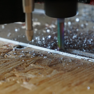 Aluminum Sign - CNC milled nameplate from aluminum for mailbox